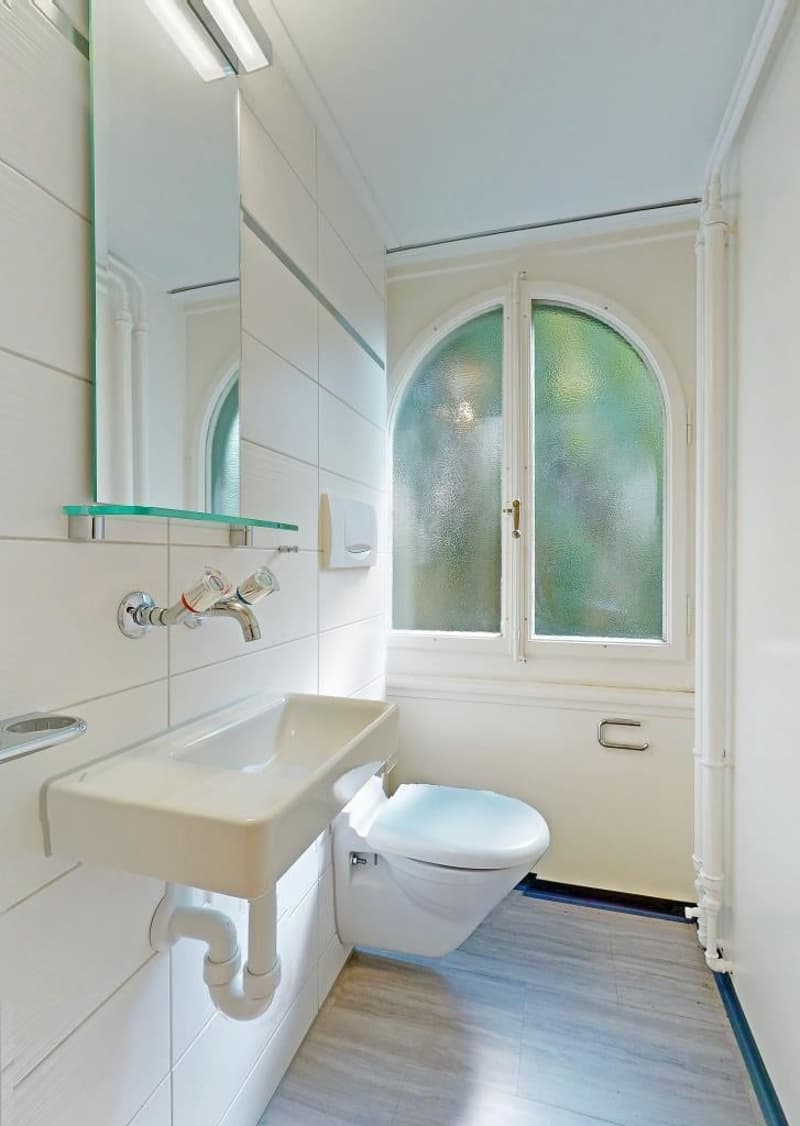 Gäste-WC der Wohnung im 1. Obergeschoss
