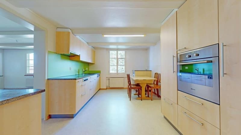 Küche der Wohnung im 1. Obergeschoss