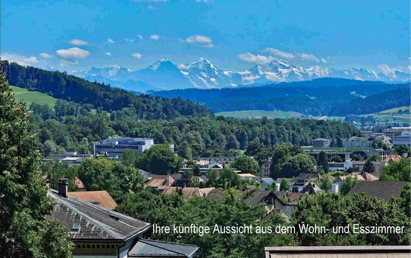 Historische Baukunst an allerbester Lage mit traumhafter Aussicht ins Emmental und auf die Alpen (7)