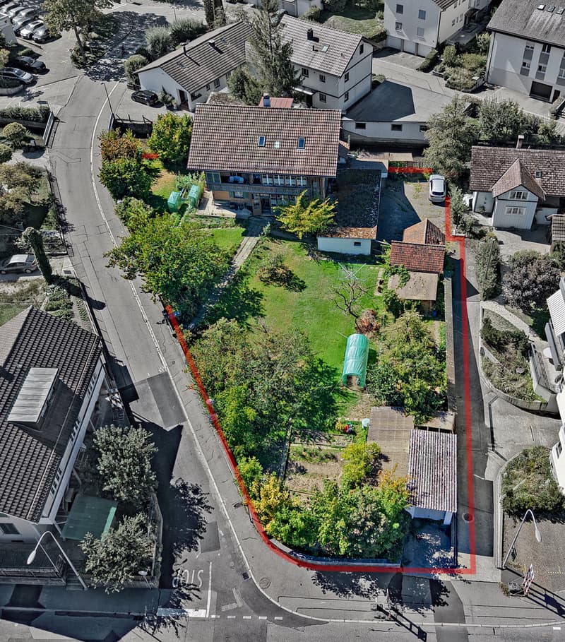 Gäng gsuecht – säute ufem Markt: 1’500 m² Bouland mit viu Potenzial (1)
