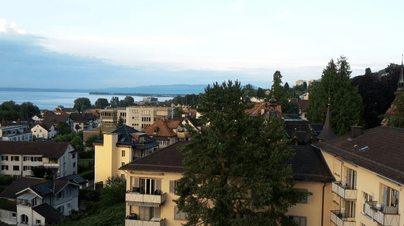 Schöne Stimmung über dem Bodensee