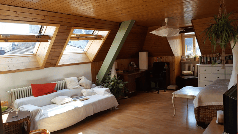 Durchblick durch die hübsche, helle Wohnung