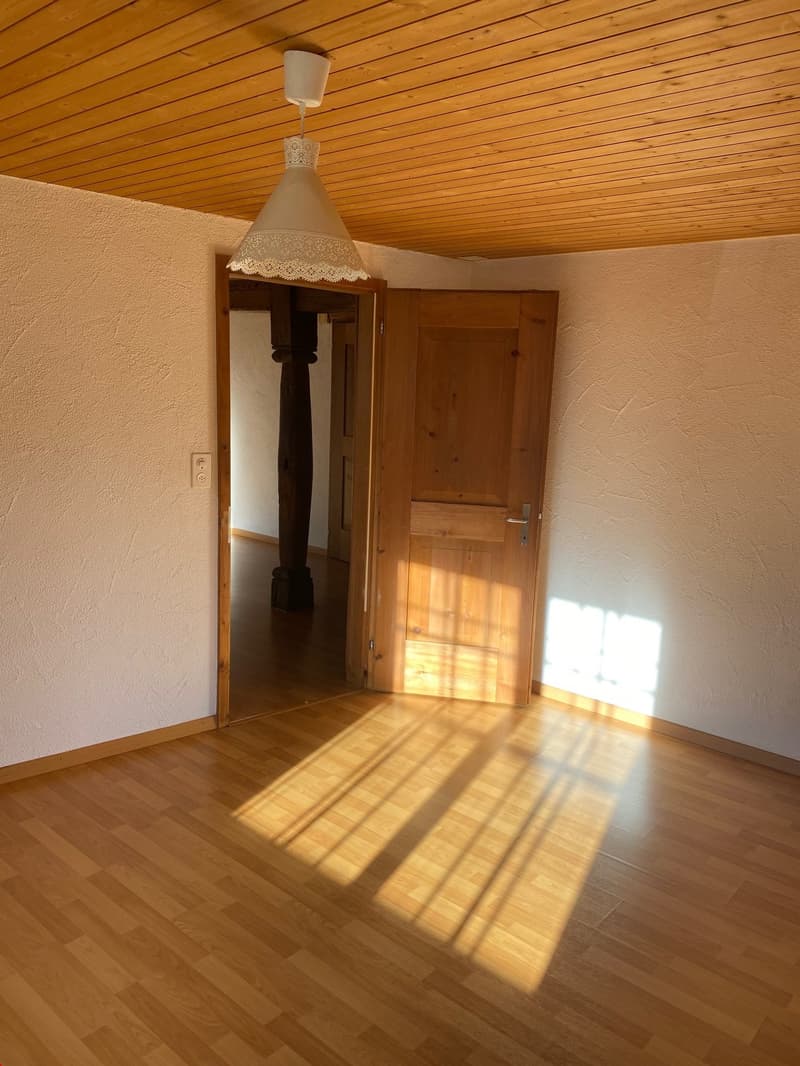 Blick vom Schlafzimmer in Richtung Wohnzimmer