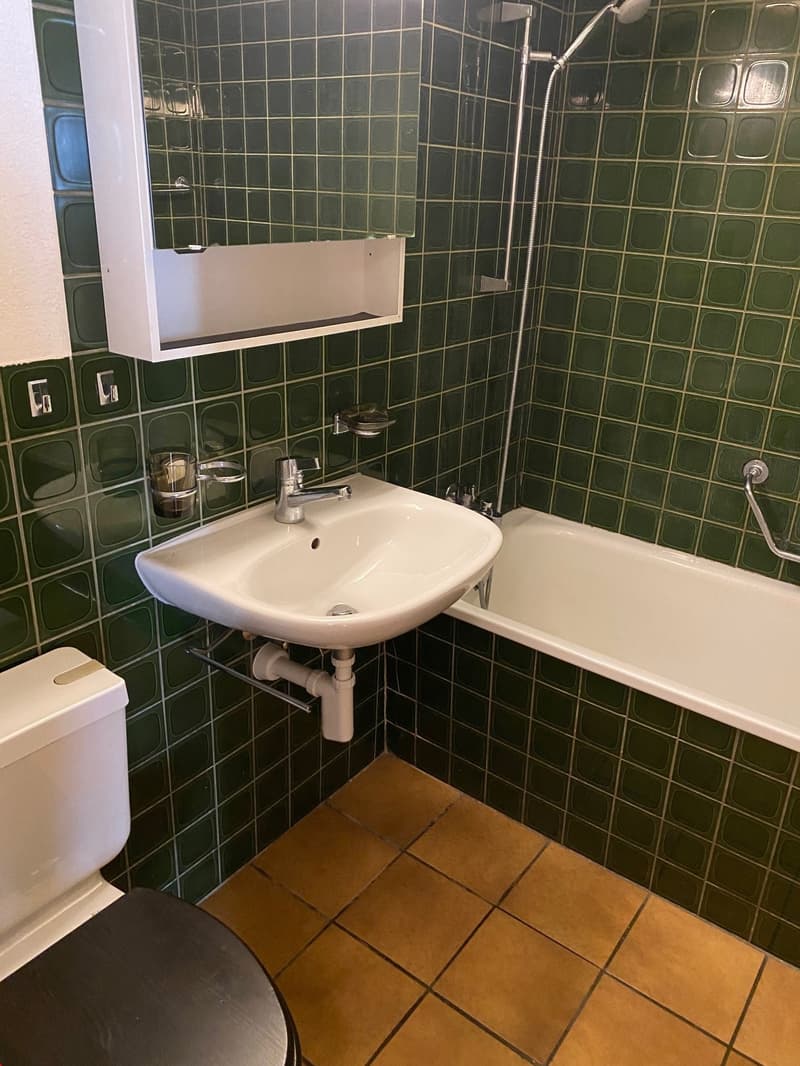 Hübsches, praktisches Badezimmer