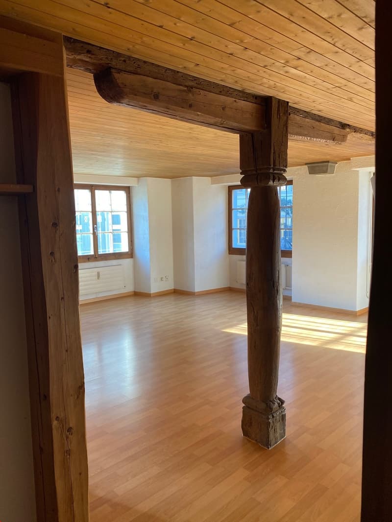 Toller Blick vom Eingangsbereich ins Wohnzimmer