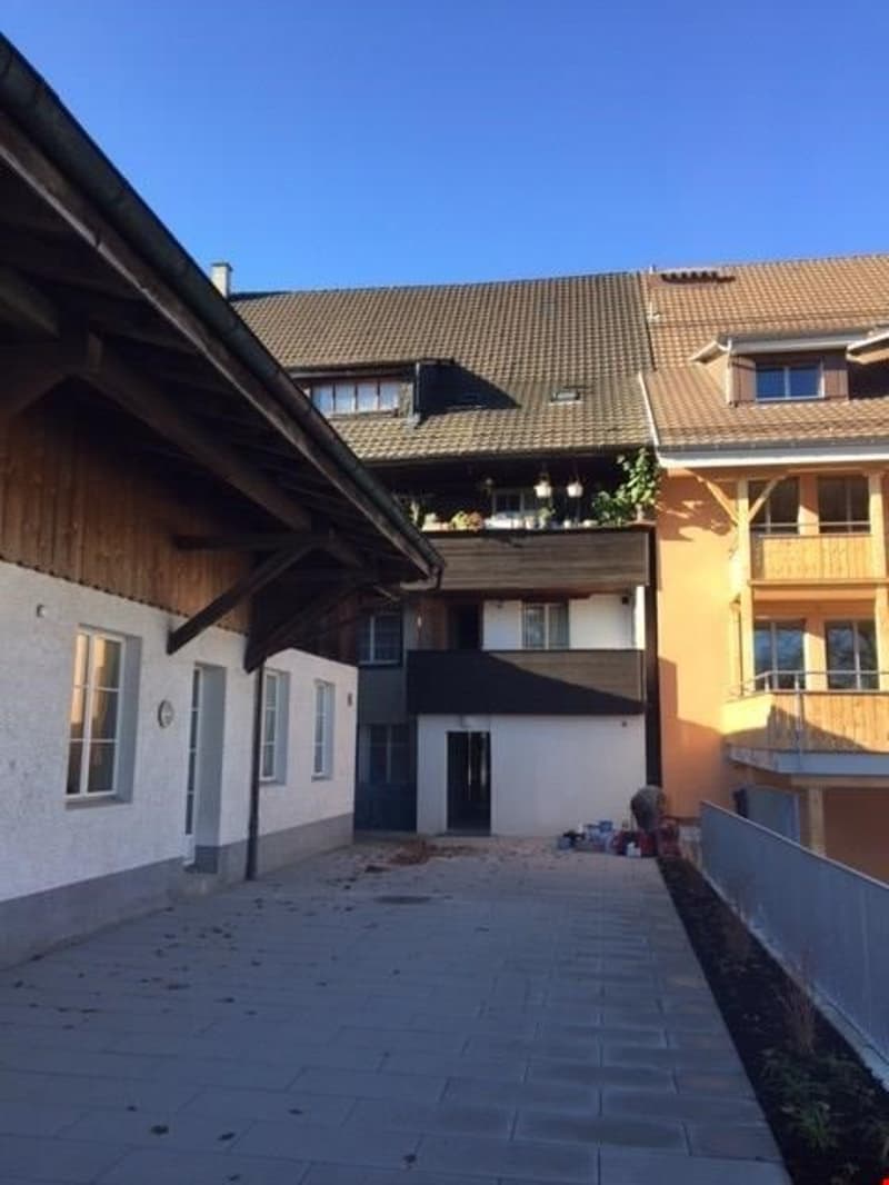 Hinterhof mit einem Plätzchen zum Verweilen