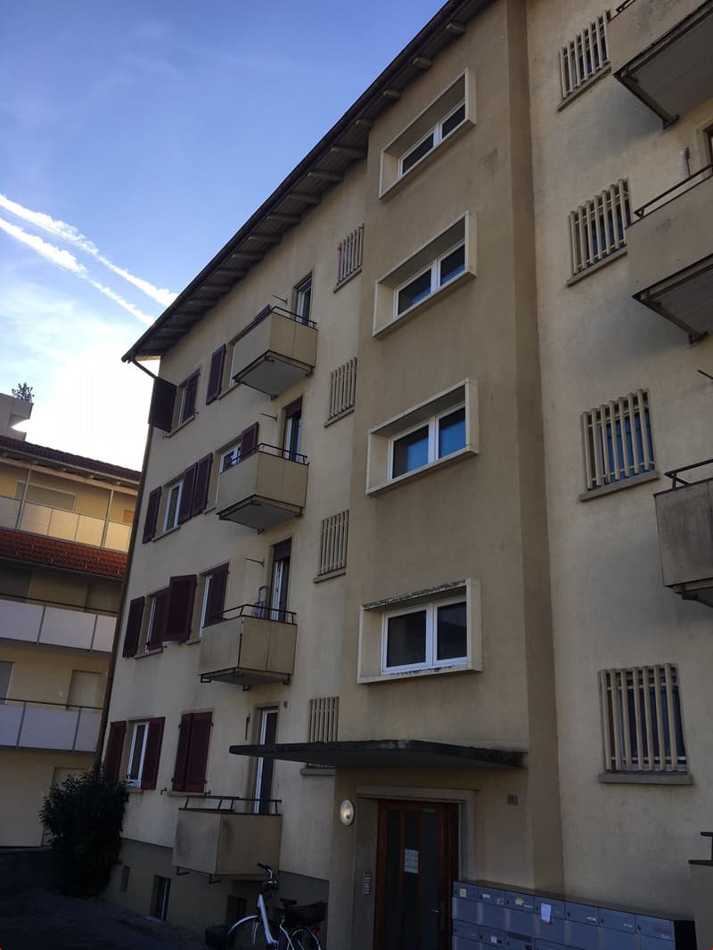 Hausansicht von der Eingangsseite her