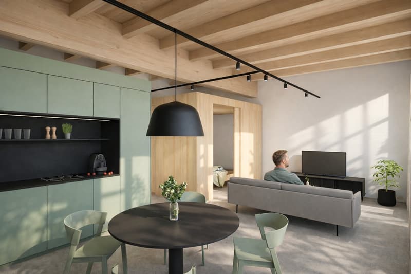 NEU - Möbliertes 3.5-Zimmer "Serviced Apartment" mit Balkon in Visp (2)