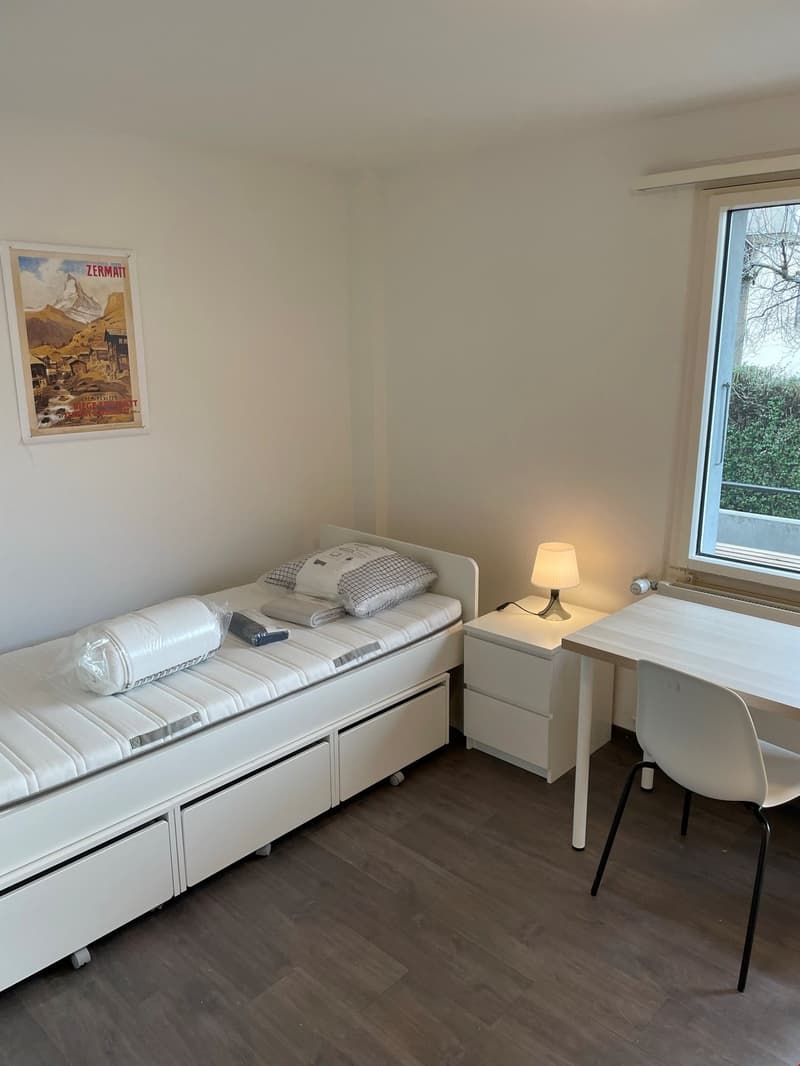 WG-Zimmer inkl. Möbel, Strom und Internet - Mitten in Visp (3)