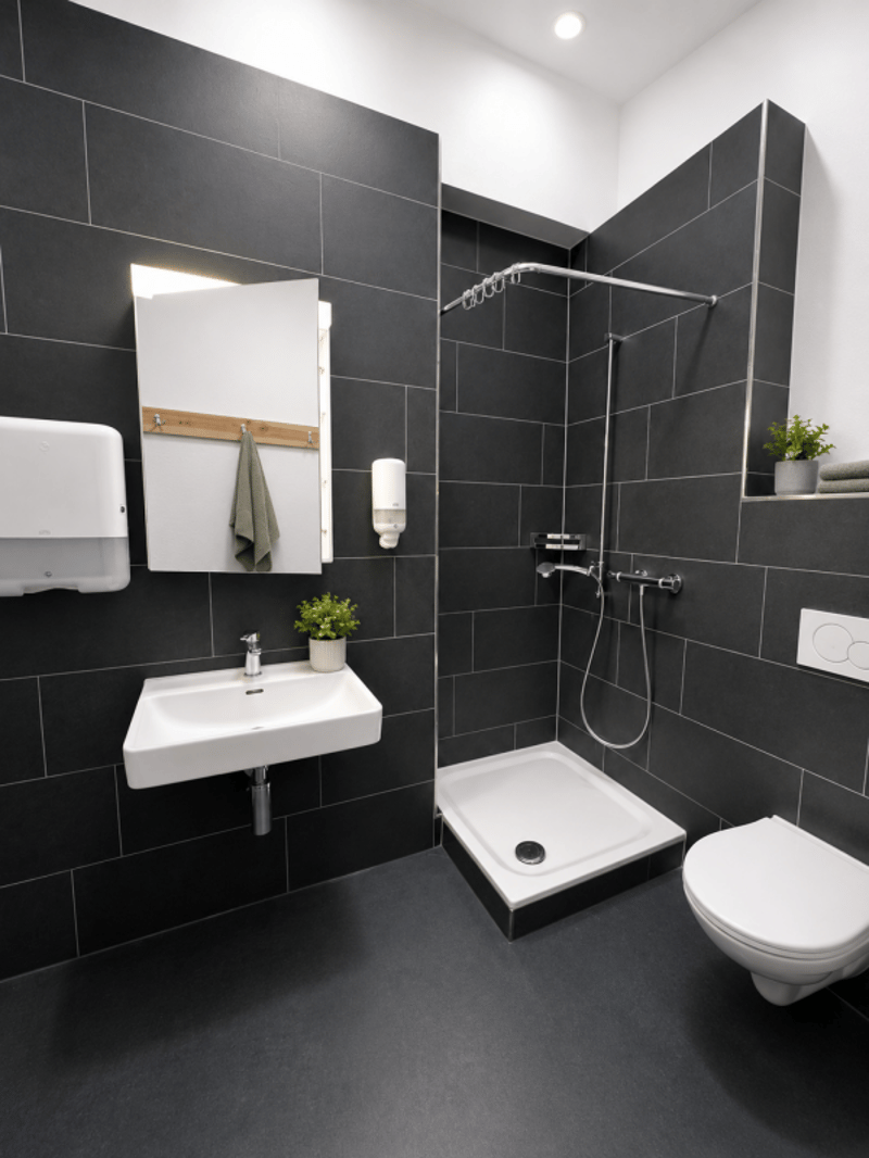 Dusche/Garderobe