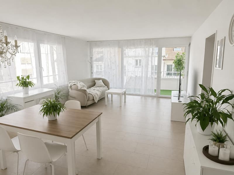 Moderne und helle 3.5-Zimmerwohnung mit grossem Balkon in Pieterlen (3)