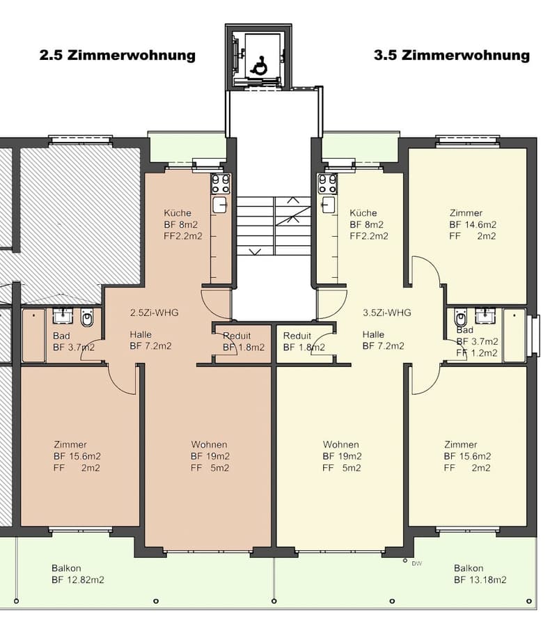 Zweitbezug nach umfassender Sanierung - Moderne 3.5-Zimmerwohnung mit zwei Balkonen – (8)