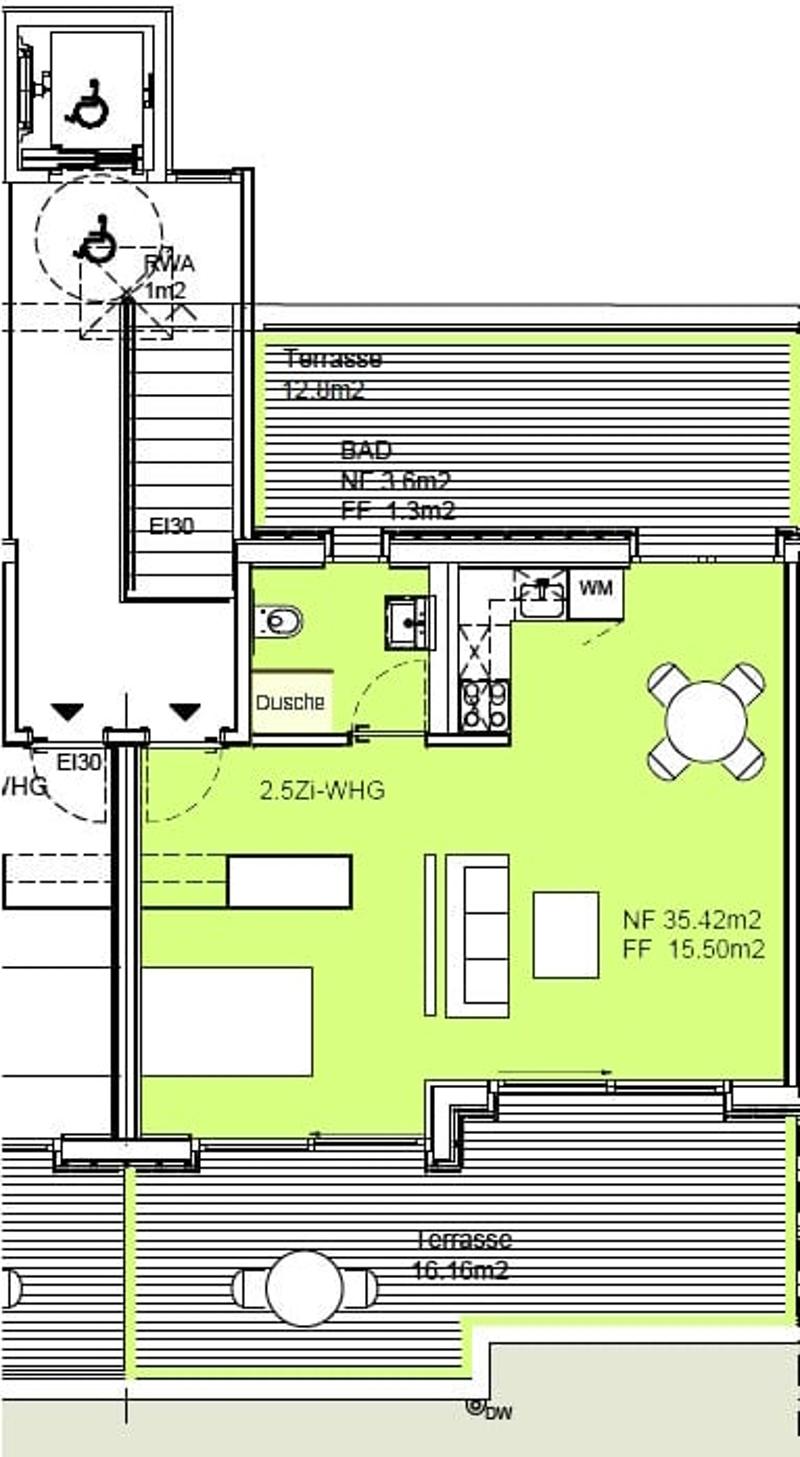 Moderne 2.5-Zimmer-Attikawohnung mit zwei grosszügigen Terrassen in Nidau (12)