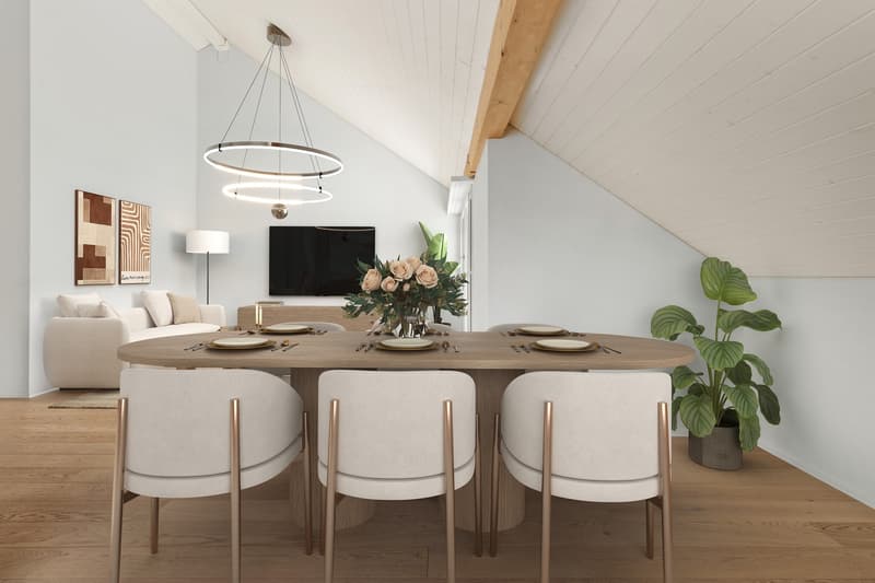 neu ausgebaute 3.5-Zimmer-Dach-Wohnung nähe Naherholungsgebiet (5)