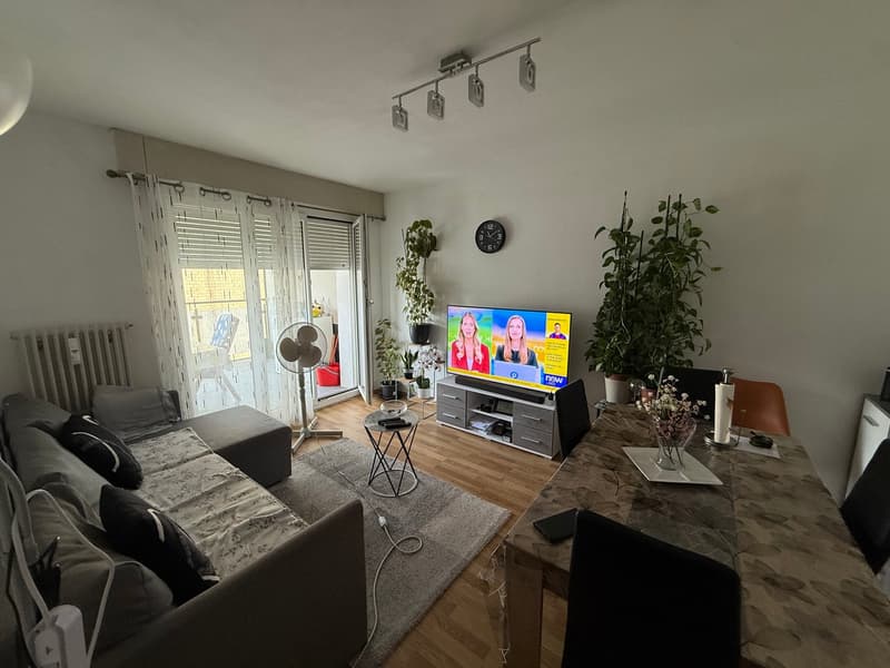 Charmant appartement de 2 pièces avec balcon à Cressier (2)