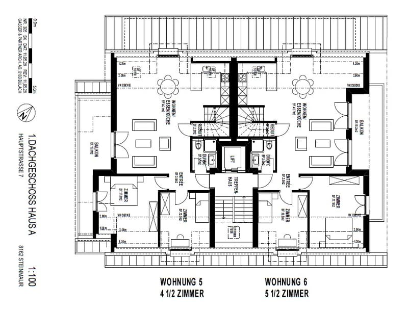 Moderne 4.5-Zimmer-Dach-Maisonette-Wohnung mit Balkon in Steinmaur (4)