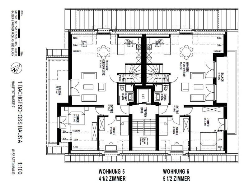 Moderne 5.5-Zimmer-Dach-Maisonette-Wohnung mit Balkon in Steinmaur (4)