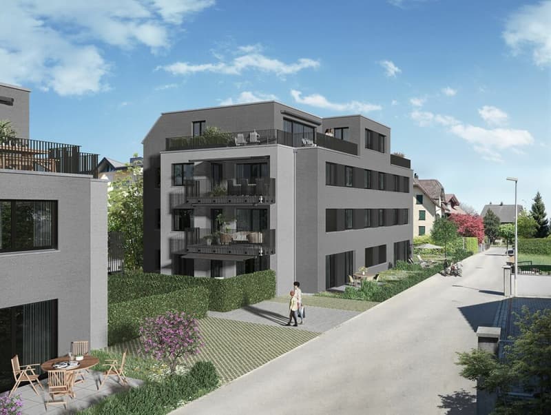 Neubauprojekt «Zentrum» / Zentral leben. Ruhig wohnen. (3)