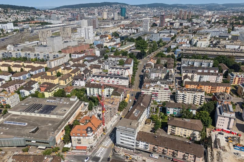 Luftaufnahme Neubau