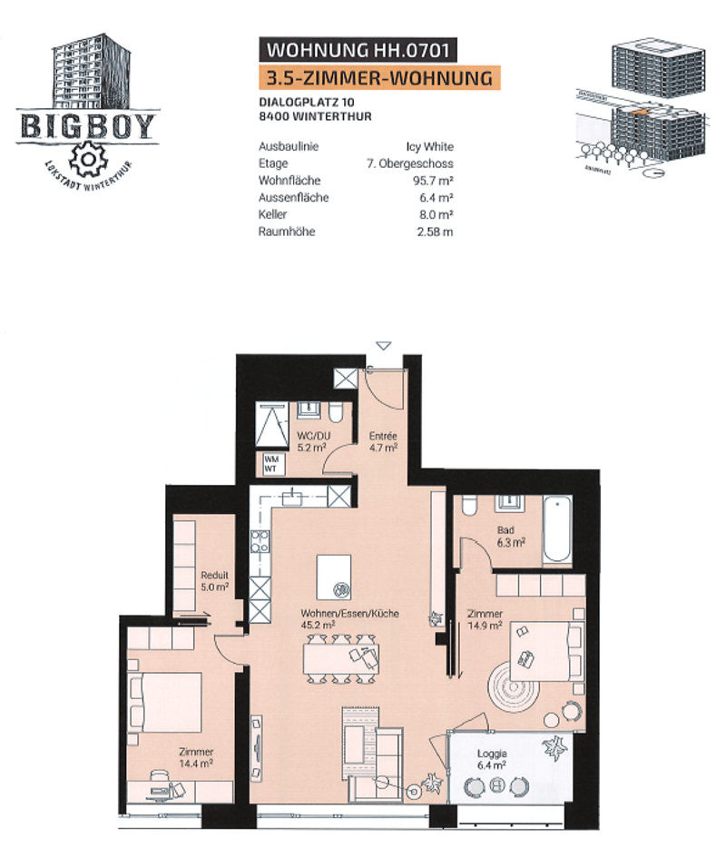 Moderne 3.5-Zimmerwohnung in der Lokstadt (10)