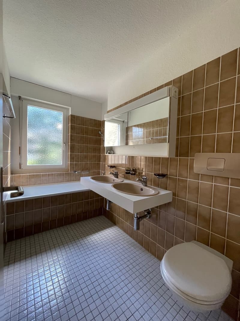 Gemütliche 2.5 Zimmerwohnung mit Cheminée und Sitzplatz im Grünen (6)