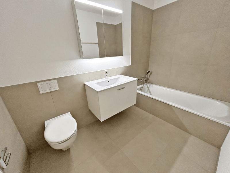 Badezimmer - Musterwohnung