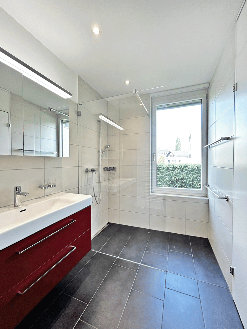 Nasszelle mit Dusche