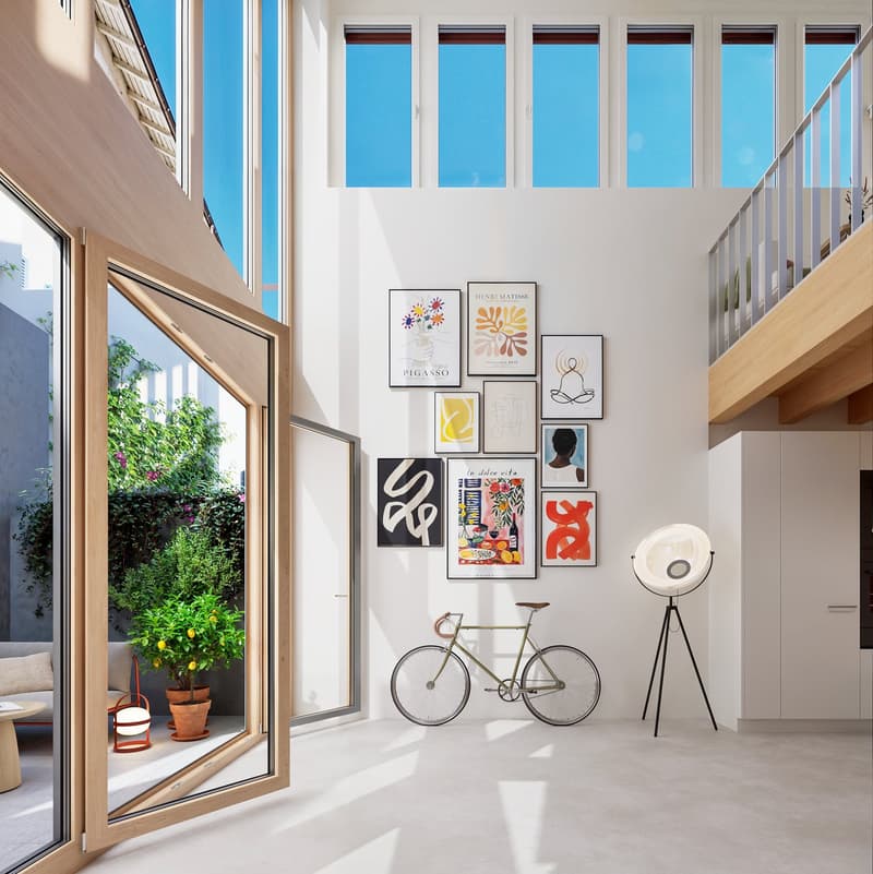 Reihenhäuser (Shedhallen) - Loftartiges Wohnen mit Charakter und industriellem Charme. (5)