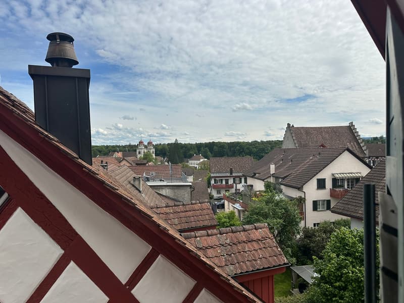 Blick aus dem Estrich