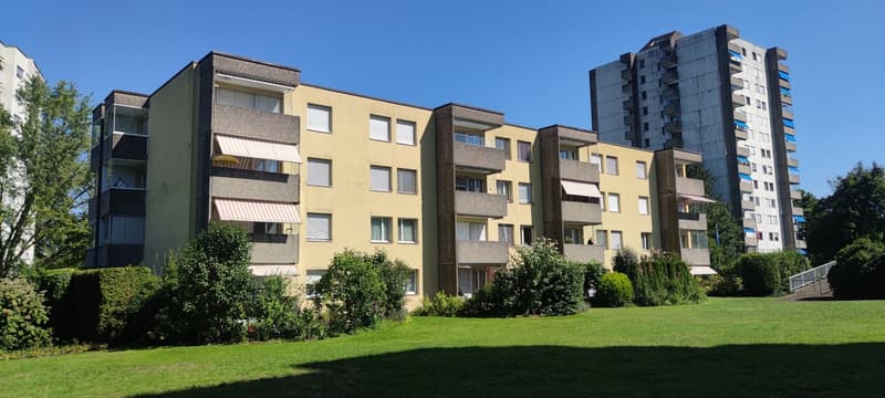 Helle und ruhige 3.5-Zimmer-Wohnung im 2. OG mit 2 Balkonen und Aussicht in Dietikon (1)