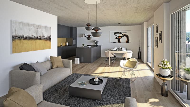 Neubauwohnung: 4.5-Zimmer-Eigentumswohnung im 2. Obergeschoss (3)