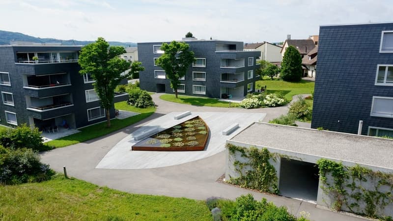 Moderne 2.5-Zimmer-Wohnung mit grossem Sitzplatz in Unterentfelden (8)