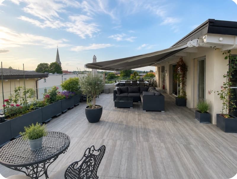 SUPERBE 4.5 PIÈCES AVEC GRAND BALCON + STUDIO INDÉPENDANT EN OPTION À ROSSENS (FR) (6)