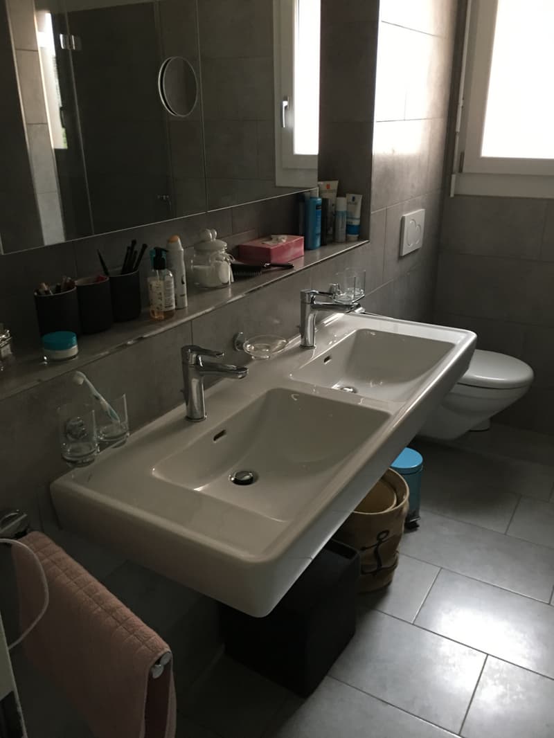 Badezimmer mit Badewanne
