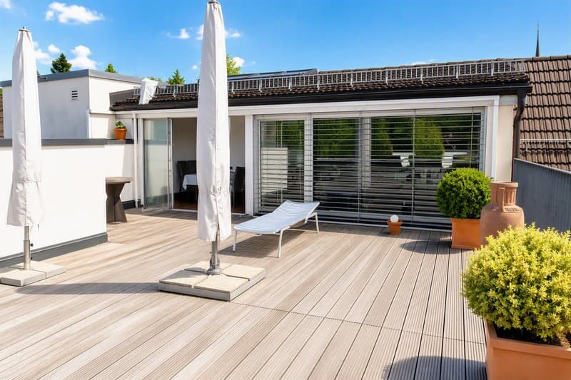 Wohnen über den Dächern des Löwen Center Luzern - Exklusive Maisonette-Attika Wohnung, 190m2 (14)