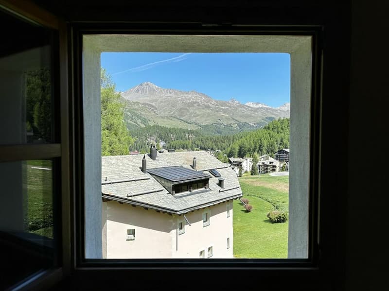Exklusives Maisonettewohnung mit Sauna & Panoramablick über Silvaplana (7)