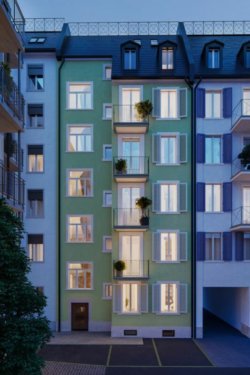 Ihr neues Zuhause im Kreis 3 - Exklusive 3.5-Zimmer-Wohnung im EG (2)