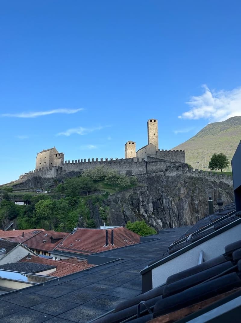 Mansardato con stupenda vista sui castelli di Bellinzona (1)