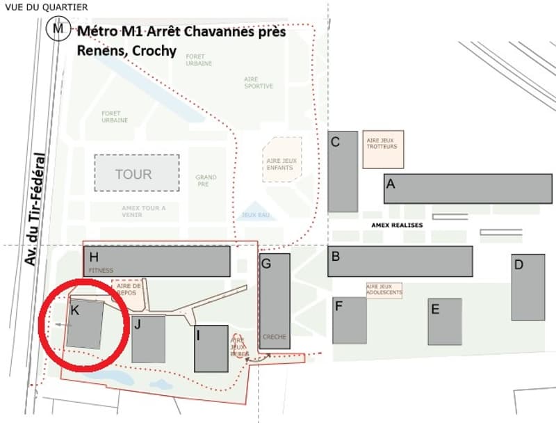 Nouveau! Quartier des Cèdres à Chavannes-près-Renens (3)