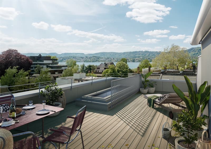 Moderne Singlewohnung in Zürich mit grosszügiger Dachterrasse! (3)