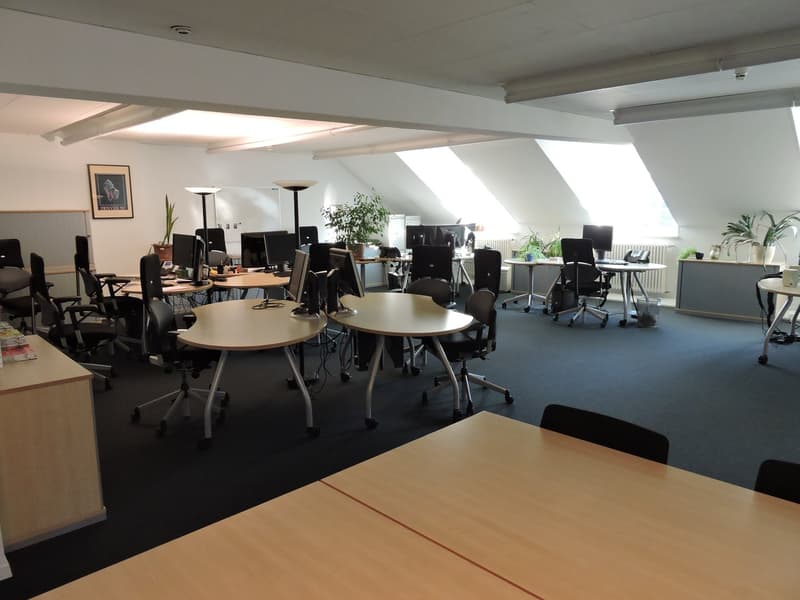 Mein neues Büro im Haus mit der ältesten Leuchschrift von Bern! (2)