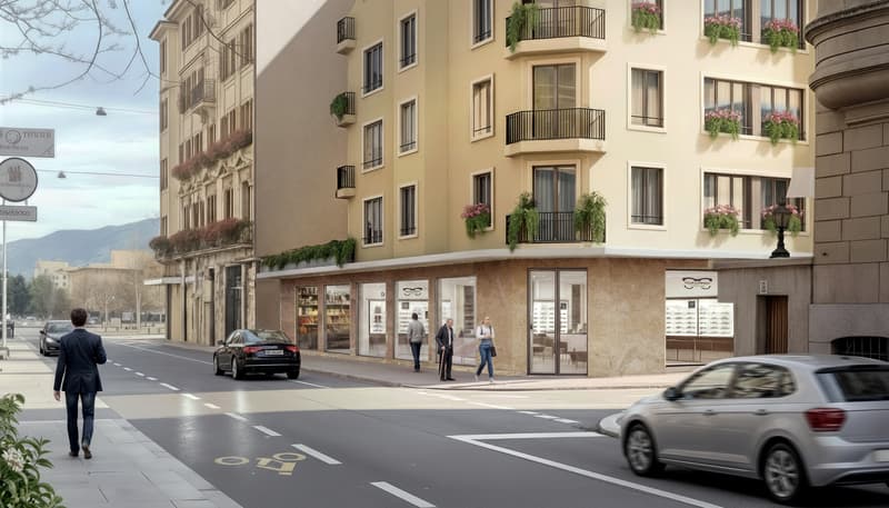 Belle visibilité pour cette arcade neuve à aménager selon votre projet (2)