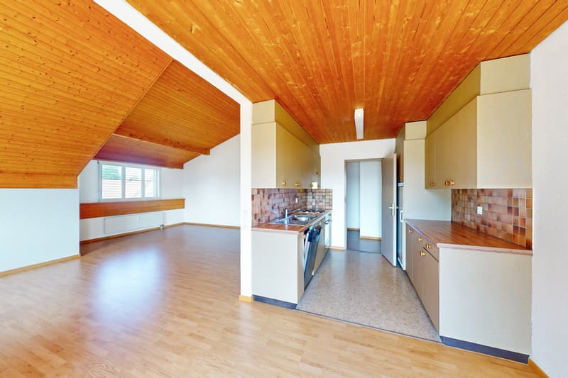 Dachwohnung mit geräumigen Grundriss! (5)