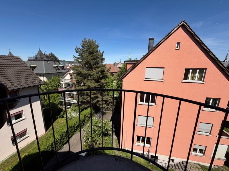Zentrale und helle Wohnung in gepflegtem Quartier, befristet für 1 Jahr. (3)