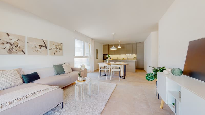 Spazi luminosi in una soluzione moderna:  Residenza GEA (3)