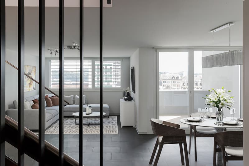 Duplex moderne dans la gare de Fribourg (3)
