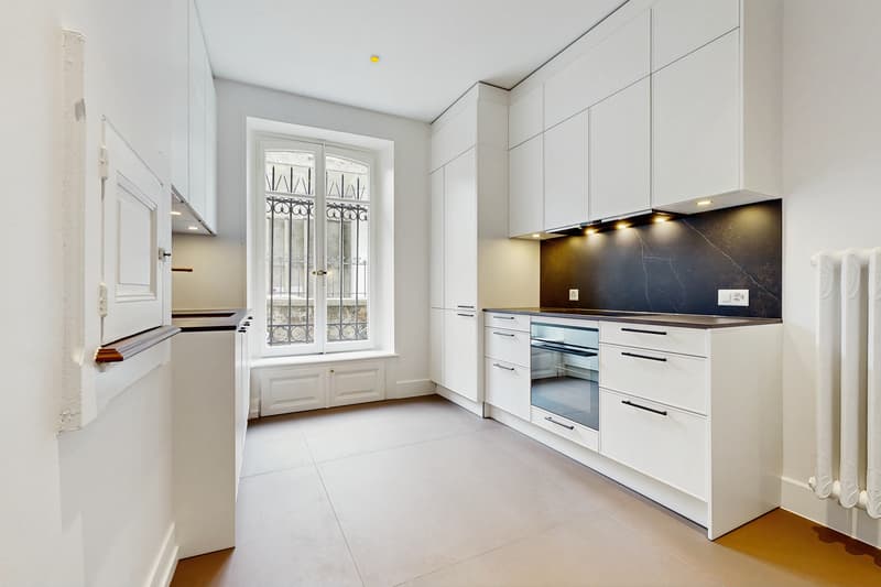 Appartement haussmannien dexception avec jardin au centre de Lausanne (2)