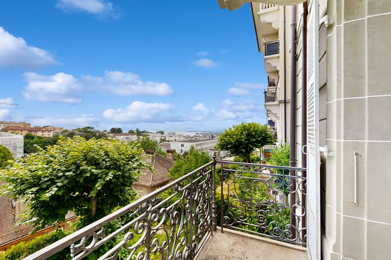 Appartement haussmannien dexception avec jardin au centre de Lausanne (10)