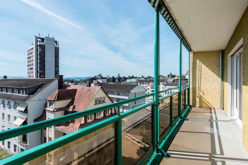 Attikawohnung im 10. Obergeschoss - hoch hinaus. Kautionsfrei Wohnen. (6)