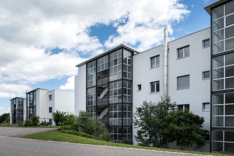 Lichtdurchflutete Erdgeschosswohnung mit Gartensitzplatz. (2)